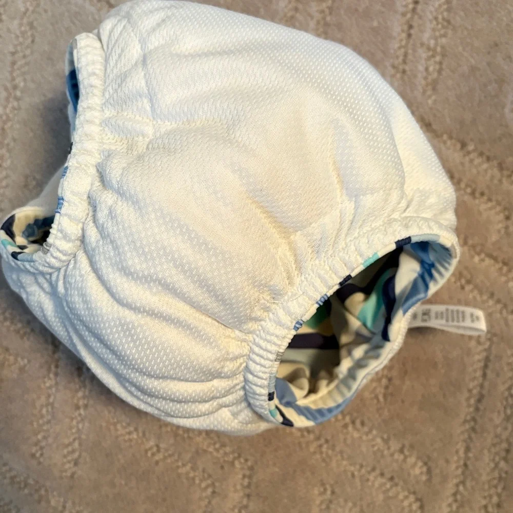 Shark Print Baby Swim Diaper Set